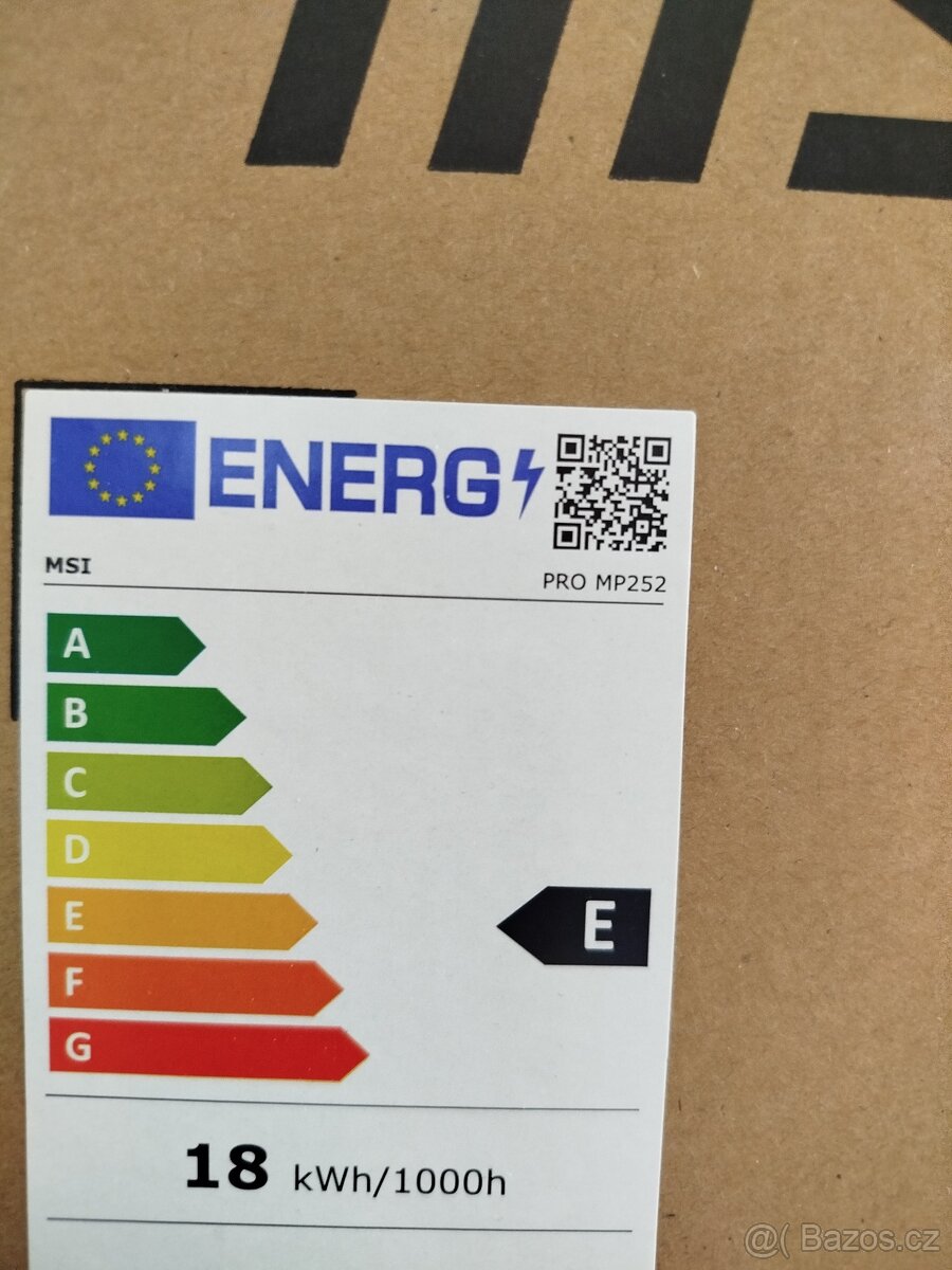 LCD monitor MSI PRO MP 252 nový, nerozbalený se zárukou - 2