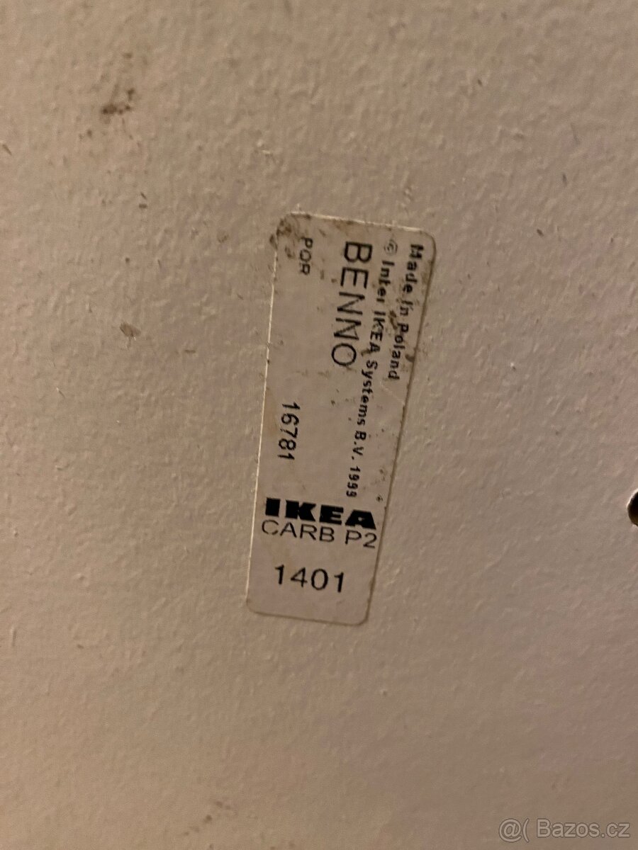 Ikea Benno - bílý TV stolek / knihovnička / - 2