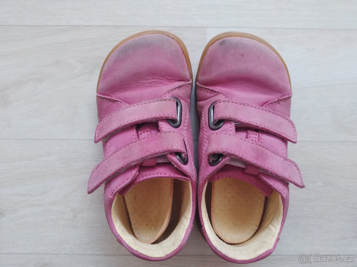 Dívčí kožené barefoot celoročky Baby Bare Febo Spring vel.25 - 2