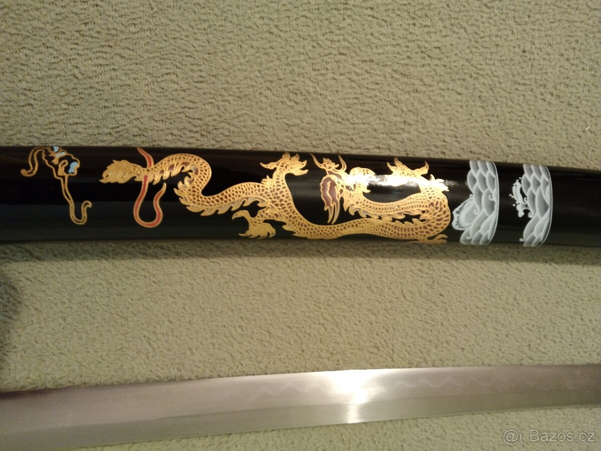 Katana Arare čepel z uhlíkové oceli T-10 - 2