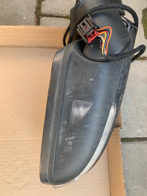 Zpětné zrcátko levé EL sklopné Octavia II facelift - 2