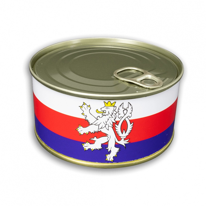 Opasek dárkový Český lev 4 cm - červený-modrý-bílý - 2