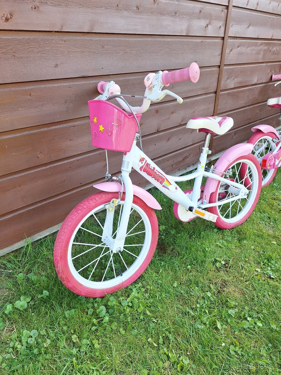 Dětské kolo, design jednorožec, 16´´ - 2