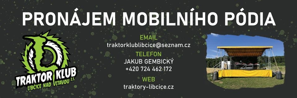 mobilní pódium, stage 7,5 x 6m - 2