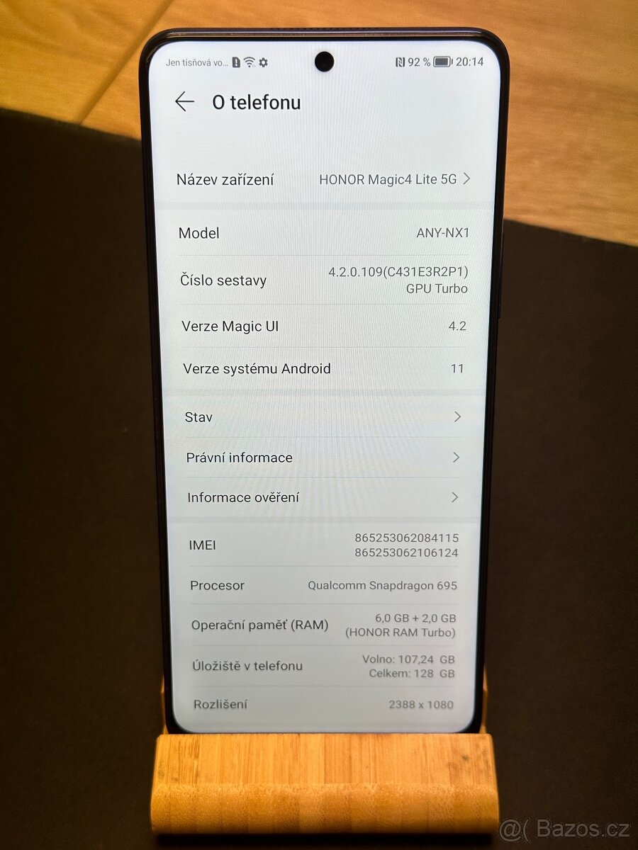 Honor Magic 4 Lite 5G 128GB Modrý - 2