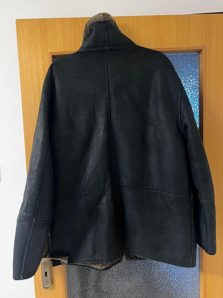 Pánská zimní kožená bunda - 2