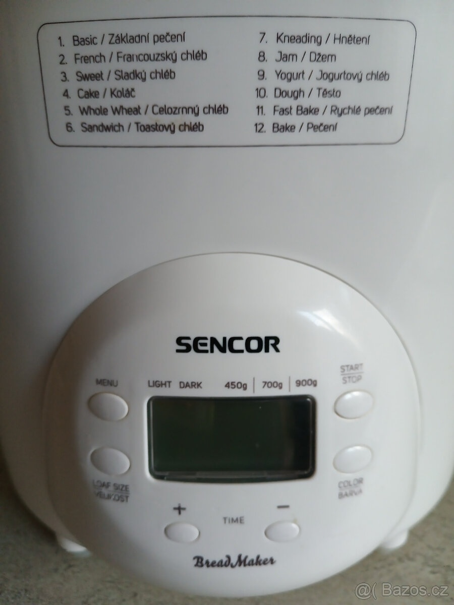 domácí pekárna Sencor - 2