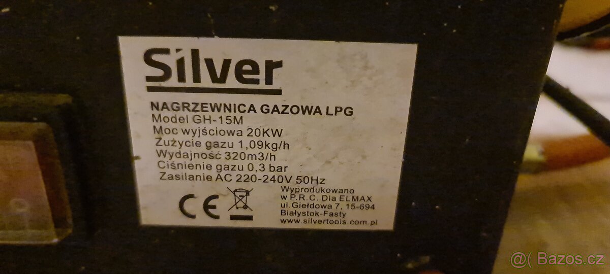 Plynové topidlo 20kw - 2