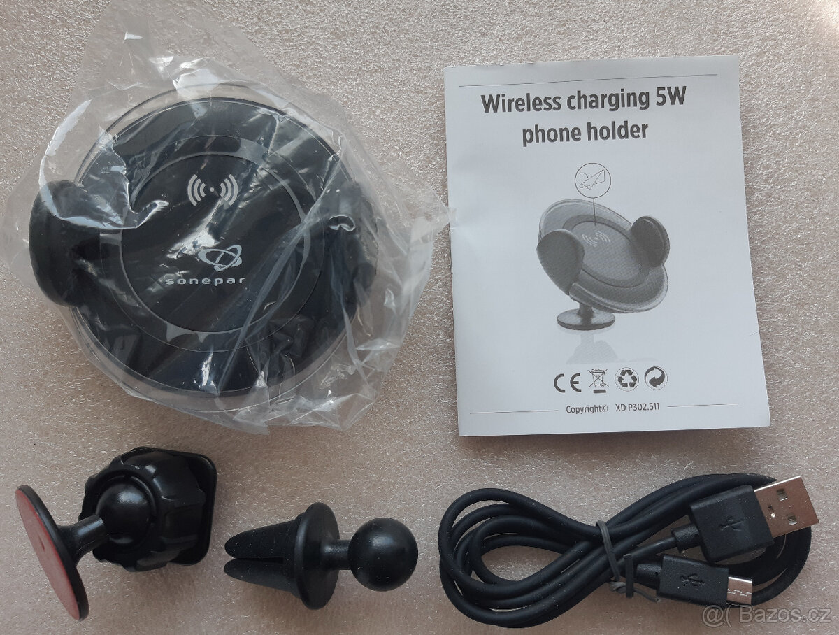 SLEVA - Bezdrátová nabíječka do auta - 2