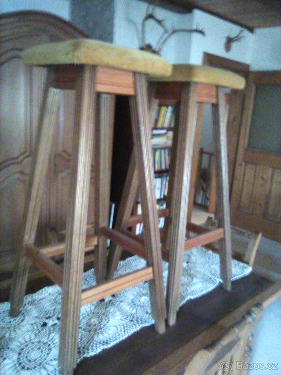 2x barová židle - 2
