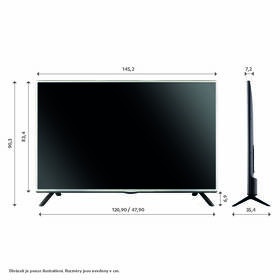 Televize Sony KD-65X89J - poškozený displej - 2