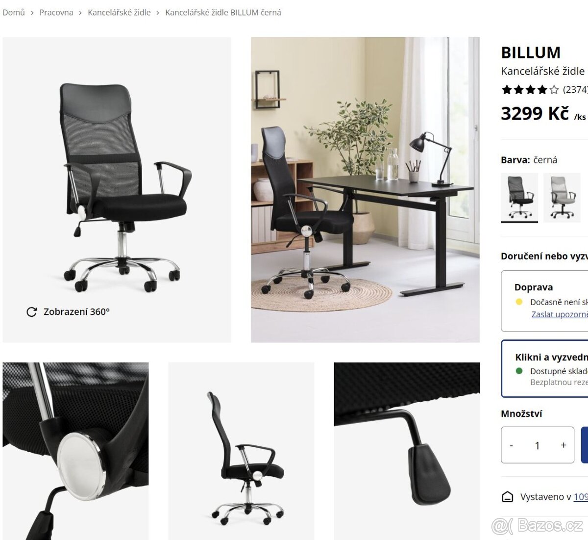 Kancelářská židle JYSK BILLUM - 2