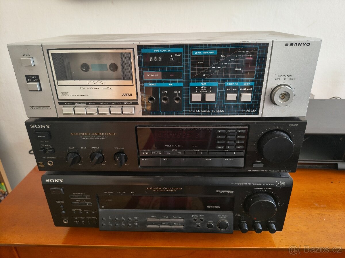 Hifi komponenty Sony a Sanyo na servis - 2