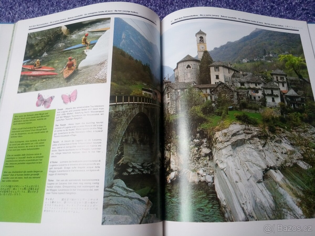 Vícejazyčná kniha o Švýcarsku - 2