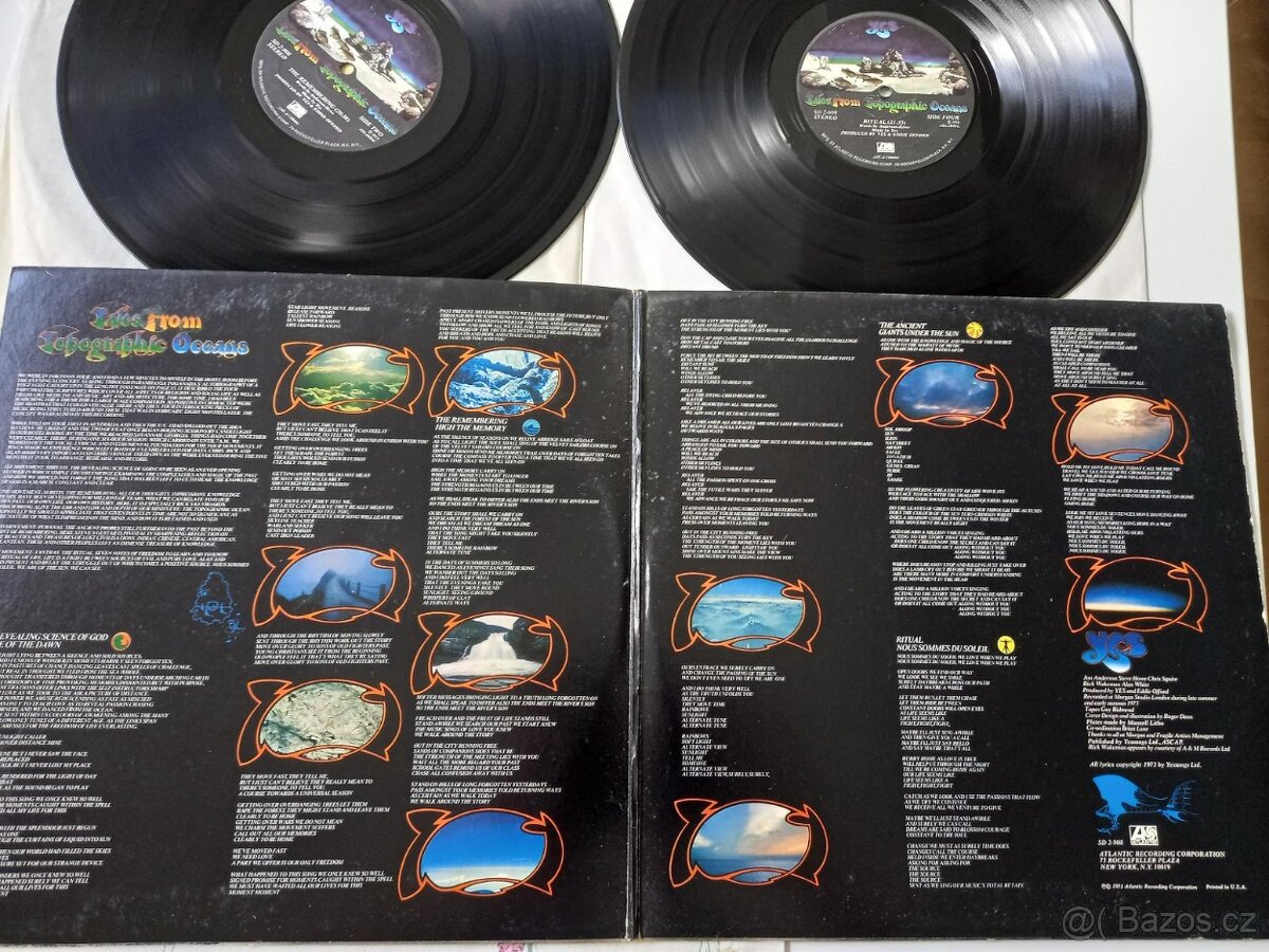 YES „ 2 Lp Tales from Topographic Oceans „ /Atlantic 1973/ - 2