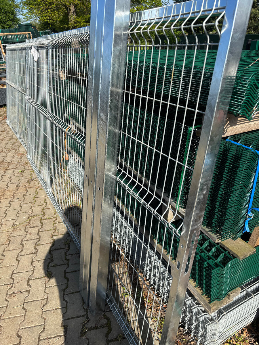 Kvalitní BRÁNA 5m + BRANKA 1m ŽÁROVÝ ZN - 2