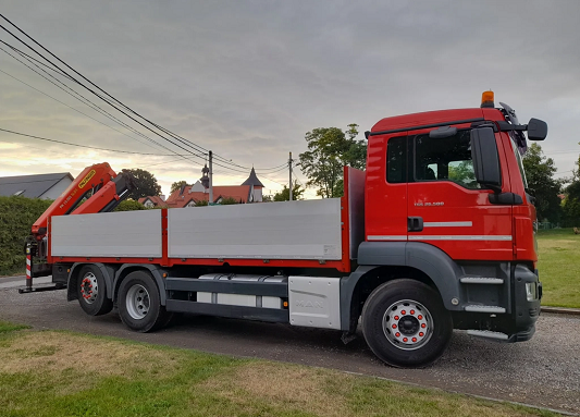 MAN TGS 26.500 6x2 - valník s hydraulickou rukou - 2