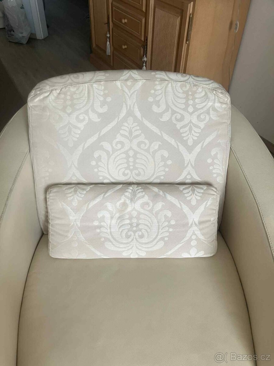 Křeslo KLER – pravá kůže - 2