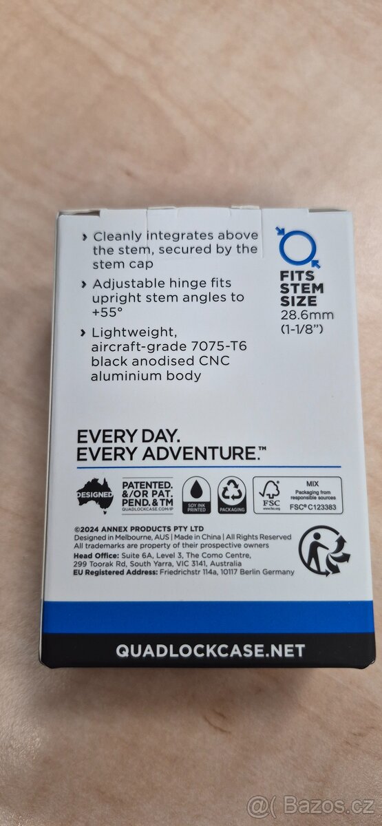 Držák QuadLock na kolo nastavitelný - 2