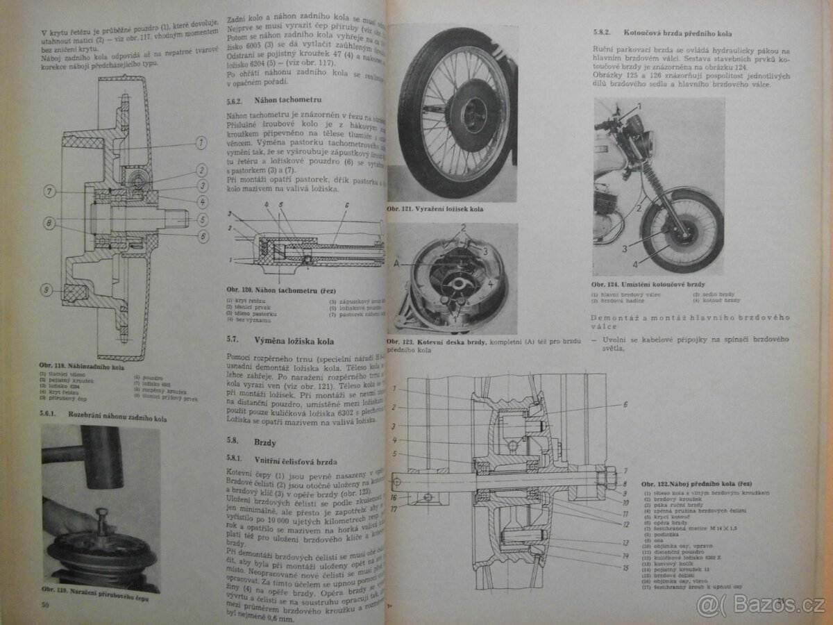vyměním servisní příručku za díly MZ 150 etz - 2