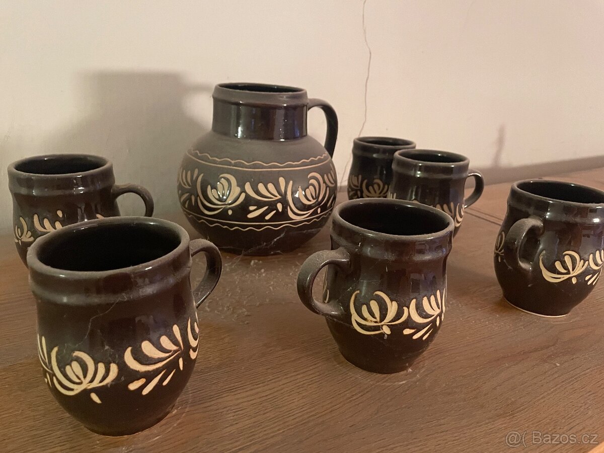 Keramika sžbán a 6 malých - 2