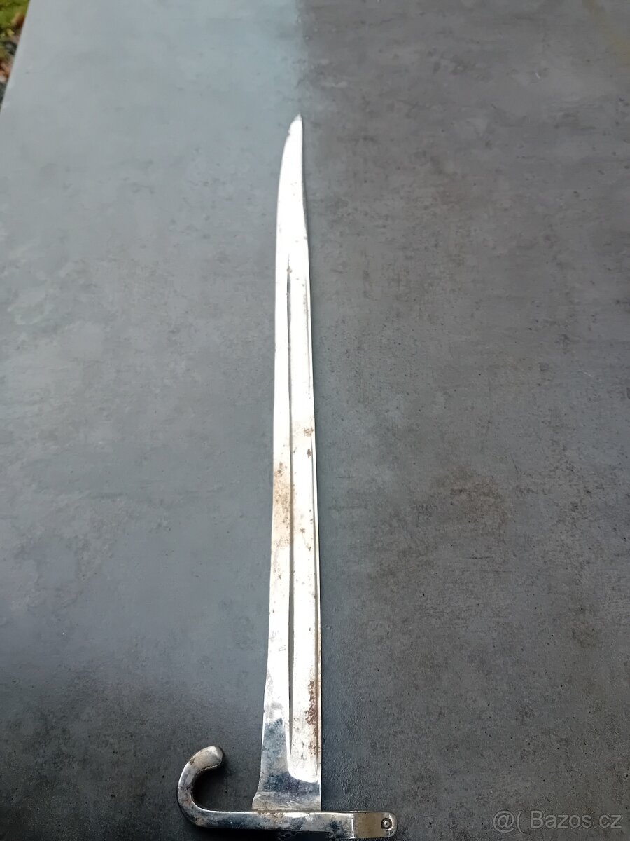 Bodák bajonet werndl vycházkový bez drážky - 2