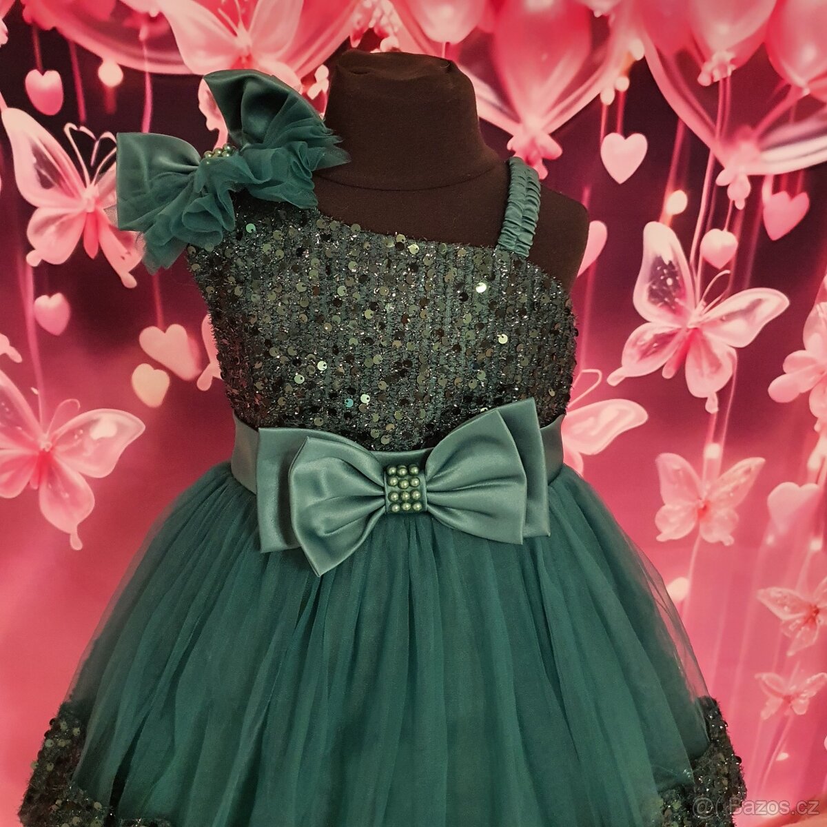 Dětské společenské šaty s flitry - 2