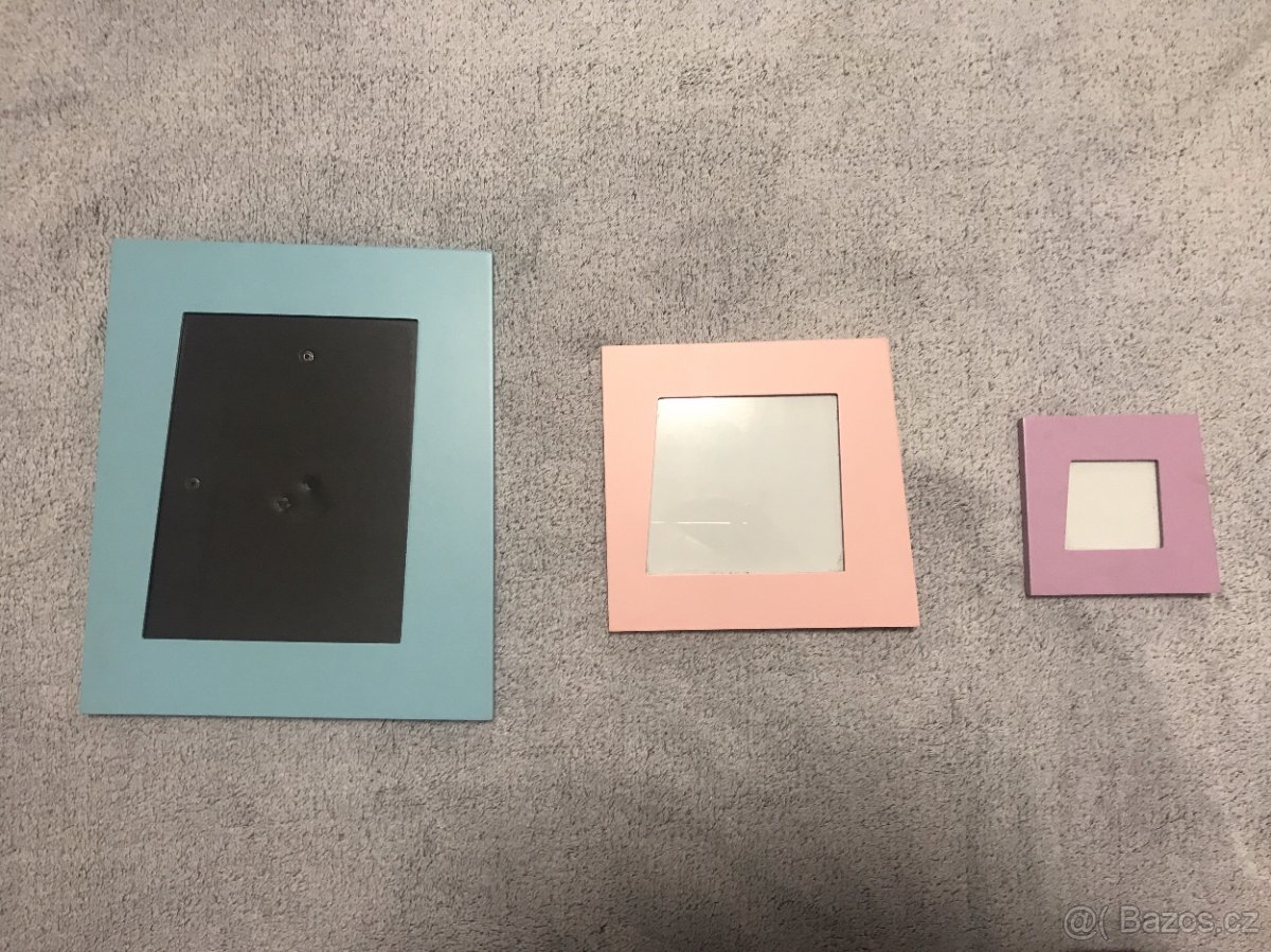 Prodám moderní sadu dřevěných rámečků - 2