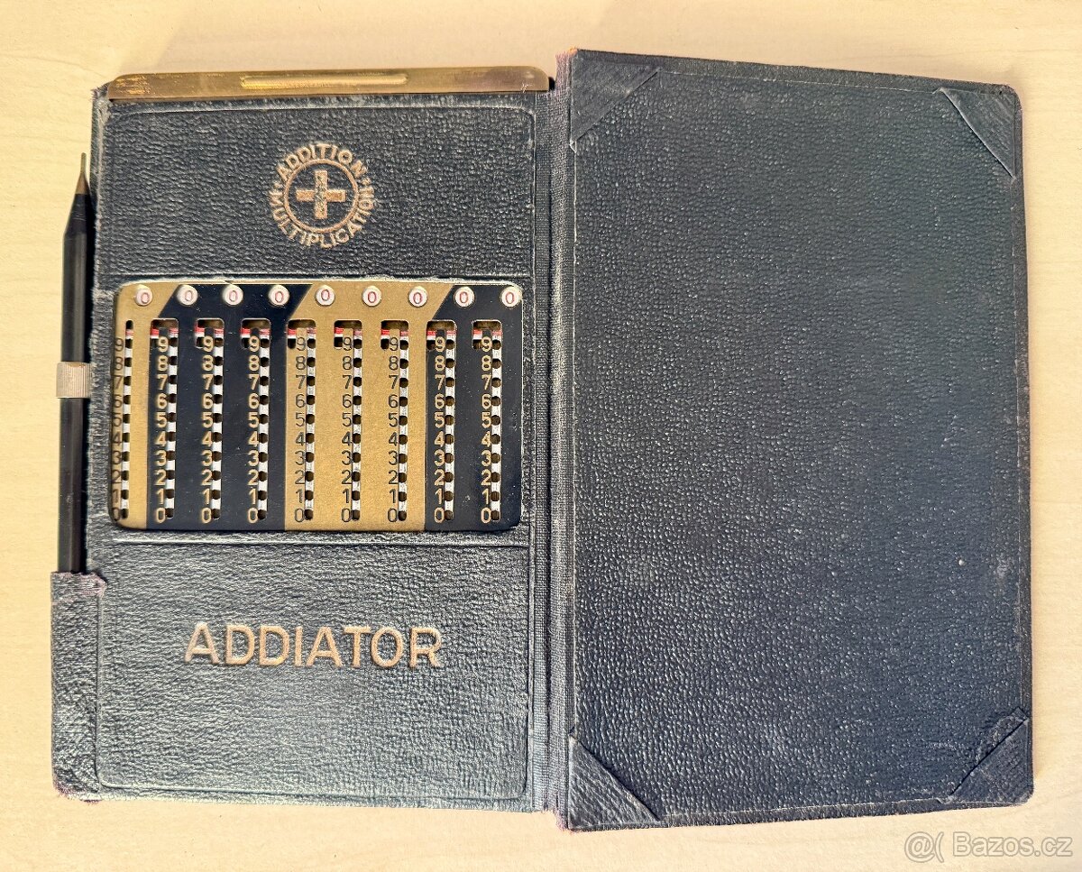 Addiator - mechanický kalkulátor, r.v. 1925 - 2