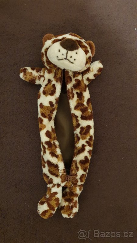 Plyšový penál na tužky, propisky, pastelky - 2