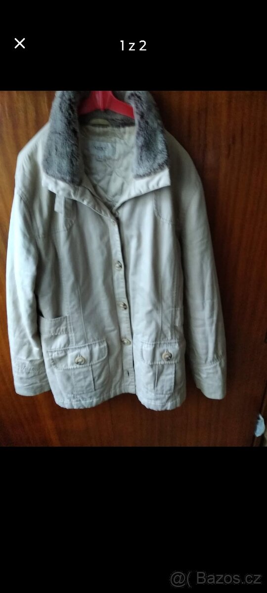Next bunda M s kožíškem bezova - 2