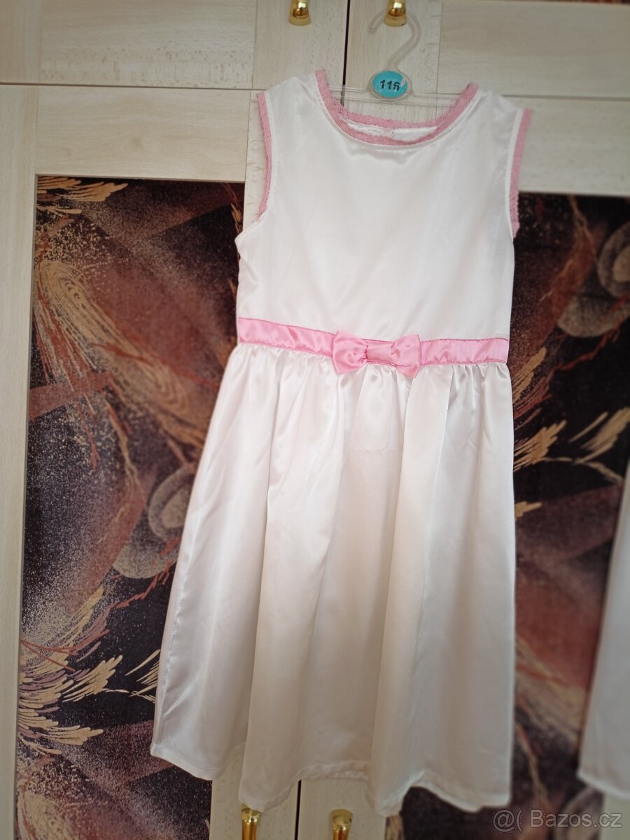 Dětské svatební,družičkové šaty - 2