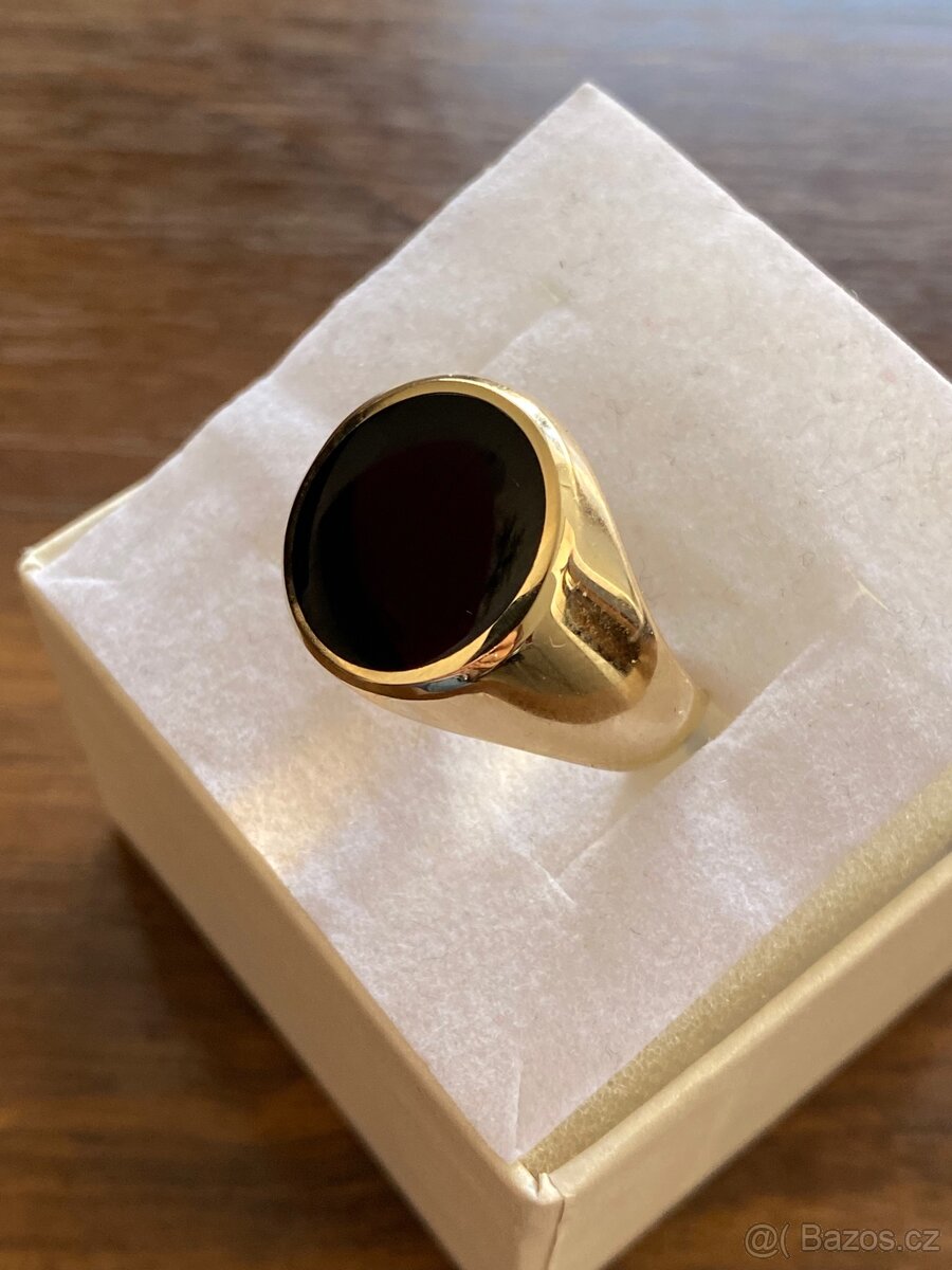Zlatý pánský prsten - 2