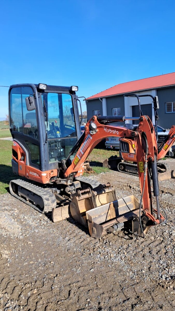 Minirypadlo KUBOTA KX018-4G - 2