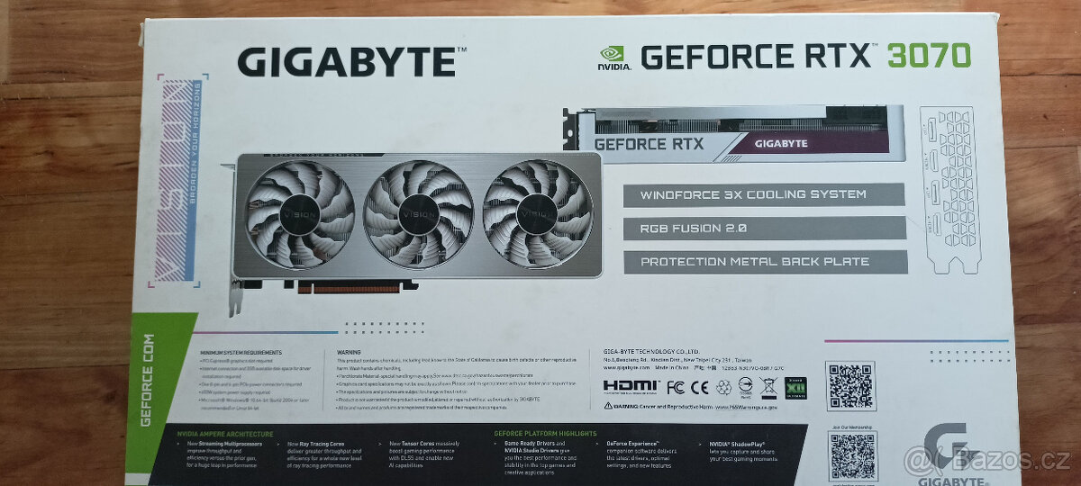 Gigabyte GeForce RTX 3070 VISION OC 8GB - 2