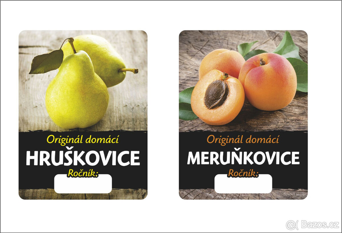etikety, etiketa, samolepka 0,2l - 2