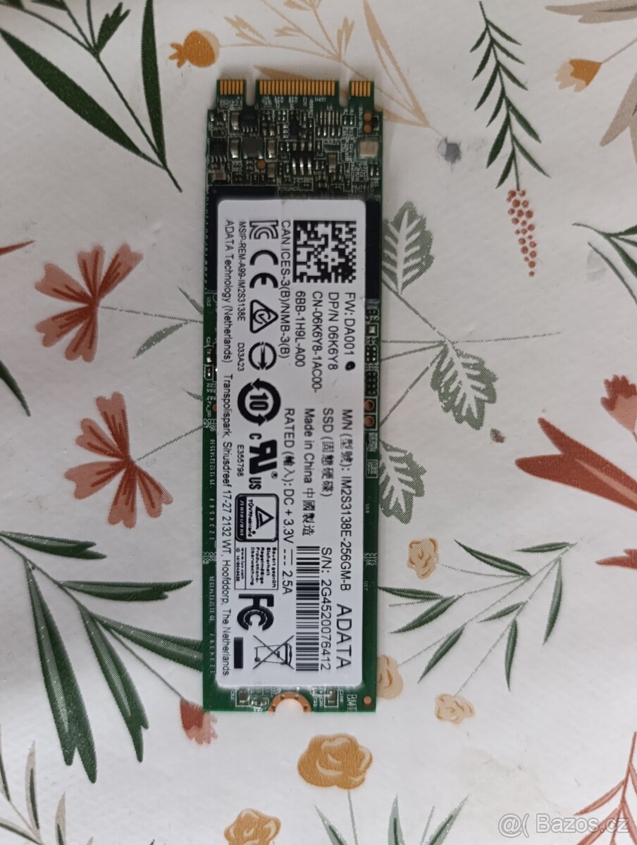 SSD Nvme 256Gb - 2