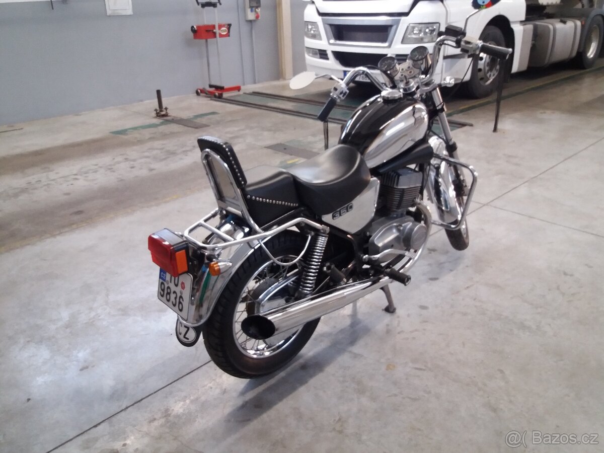 Jawa 350 chopper - 2