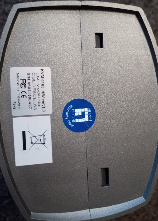 KVM VGA switch - 2