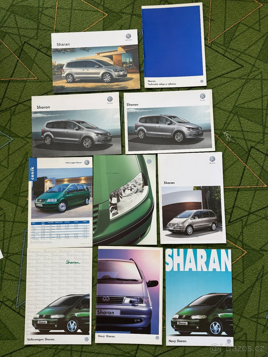 VW Sharan prospekty a dílenské příručky - 2