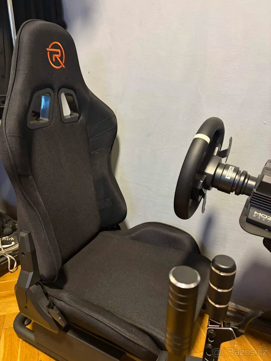 MOZA R5 Racing Set + Shifter + Handbrake + Křeslo – TOP STAV - 2