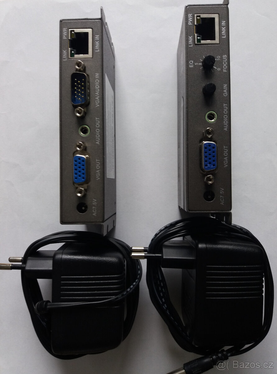 Extender Audio/Video Cat.5 Receiver + Transmitter - 2