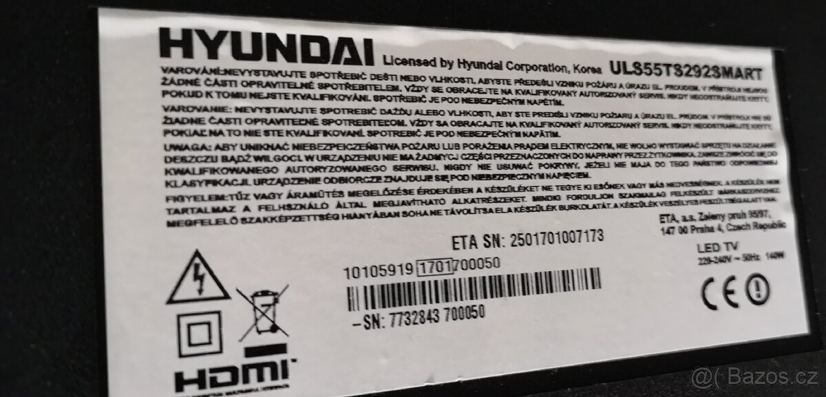 Televize Hyundai - 2