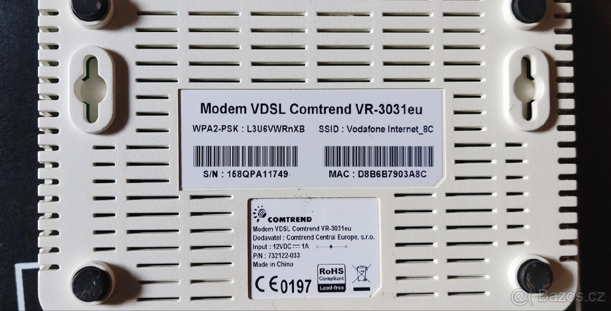 Modem Comtrend VDSL VR-3031eu - 2