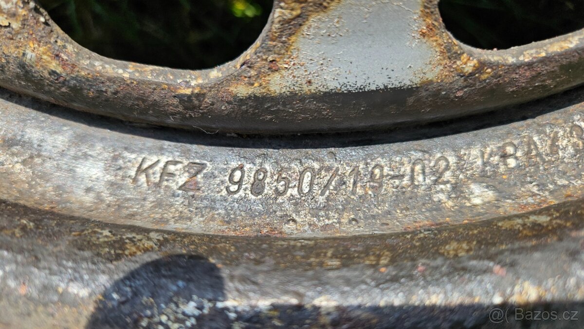 Škoda Audi Volkswagen 16" disk plechový 7Jx16 5x112 ET42 - 2