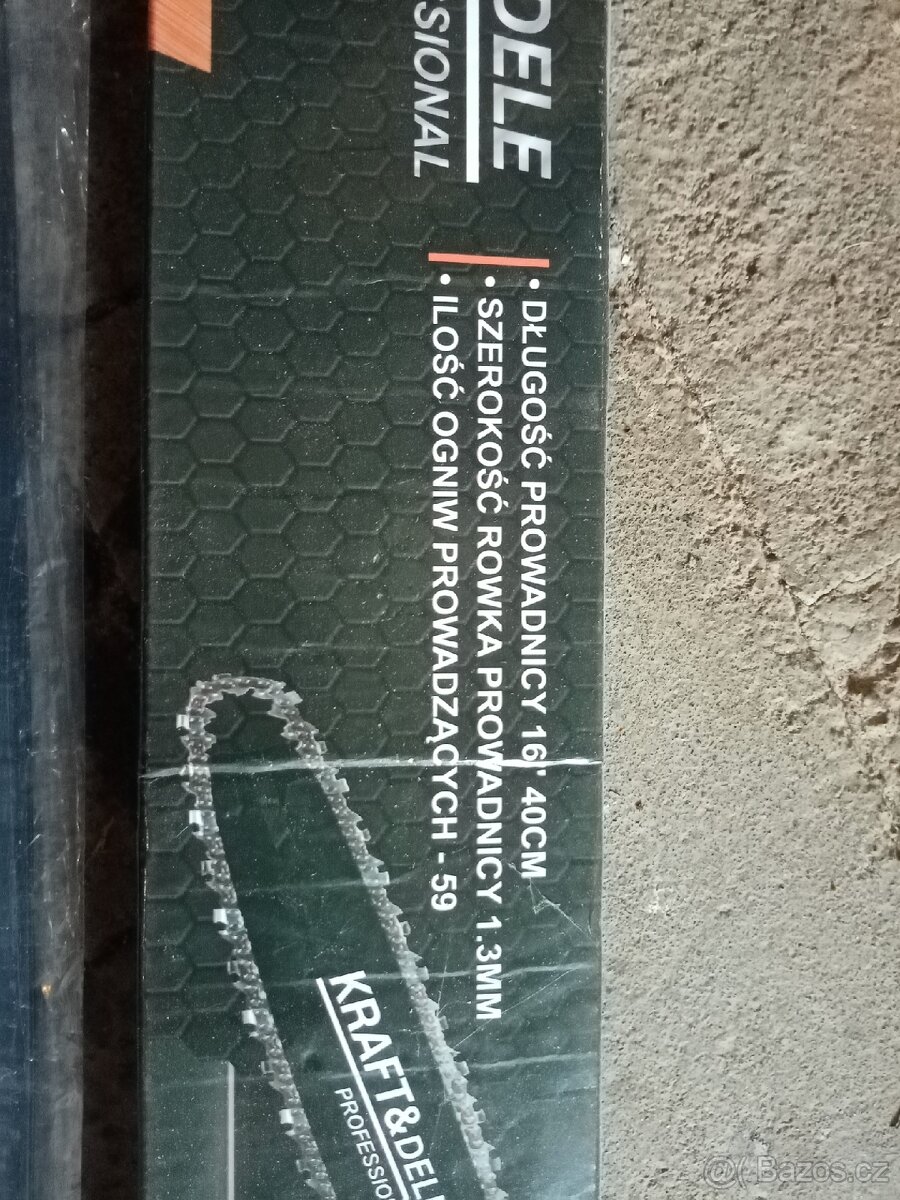 Vodící lišta pro motorovou pilu značky Kraft&Dele, - 2