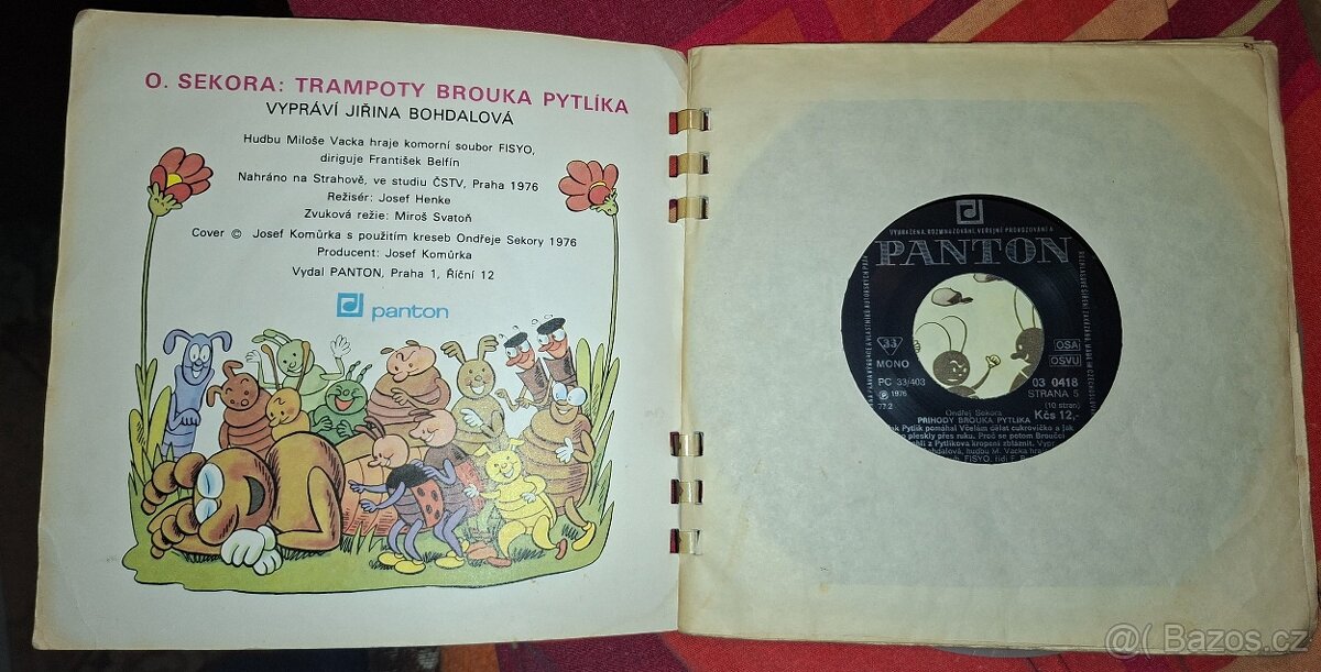 SP - vinylové gramofonové desky - Pohádky - 2