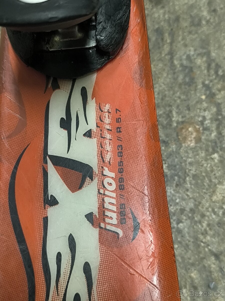 Dětské lyže 88 + hůlky - 2