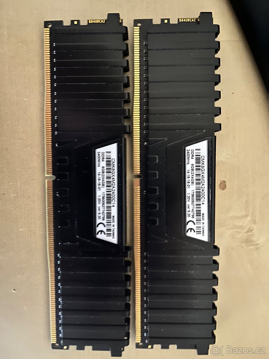 RAM 2x4GB - 8GB DDR4 2400Mhz - 2