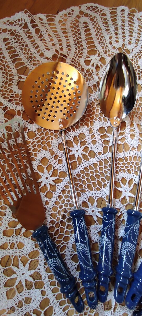 Retro set do kuchyně keramická rukojeť - 2